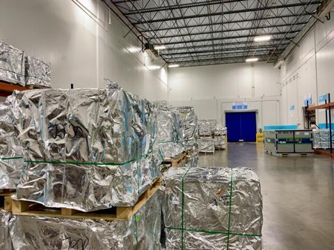 Maestro International's cooler facility