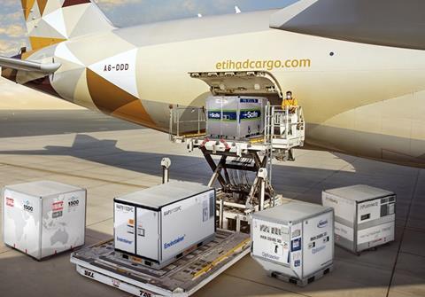 cool&fly Etihad Cargo and Jettainer