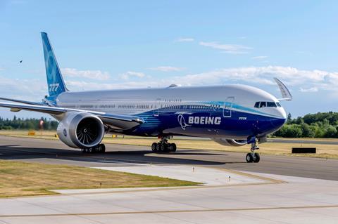 777X Taxi Test