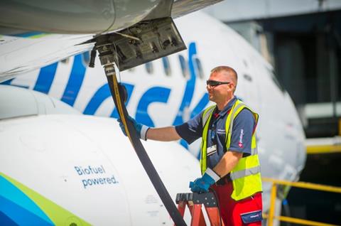 Alaska Air refuelling Photo Alaska Airlines