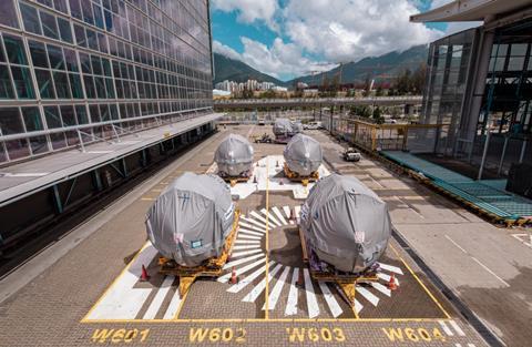 Aero engine handling centre