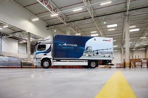 electric truck ssource swissport