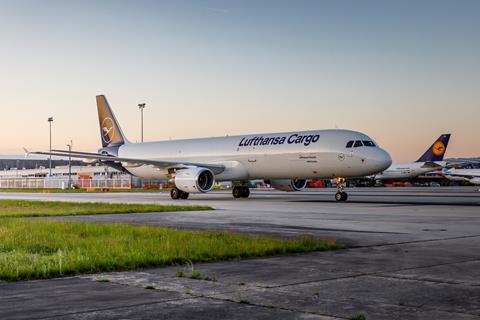 Lufthansa Cargo A321F source Lufthansa Cargo