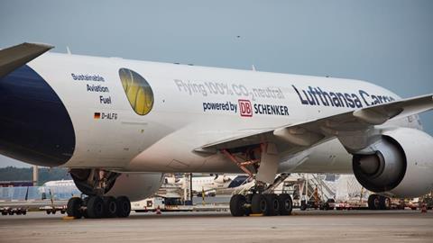 Lufthansa Cargo and DB Schenker show joint commitment on an aircraft