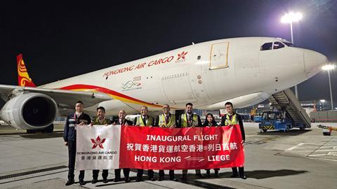 Photo: Hong Kong Air Cargo 12/02/2024 From press release