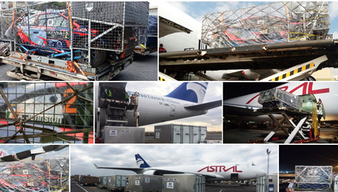 Network Airline Management Transports Rally Cars for the WRC Safari Rally Kenya 2021 - Network Aviation Group - Collage Image