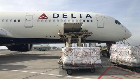 Delta flies baby formula Photo Delta Cargo