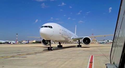 First B777 ready for conversion