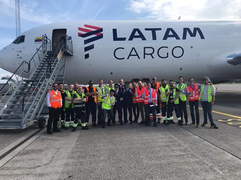LATAM Cargo and Copenhagen Airport's team