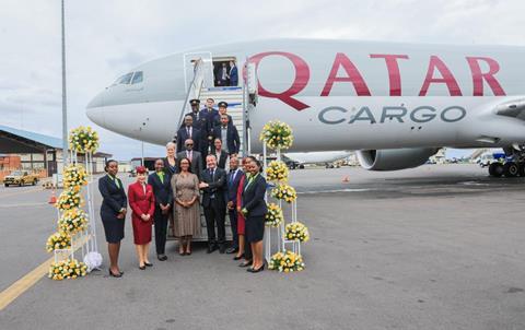Qatar Airways Cargo launches Kigali Africa hub Photo Qatar Airways Cargo