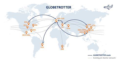 Globetrotter Map source DSV Panalpina