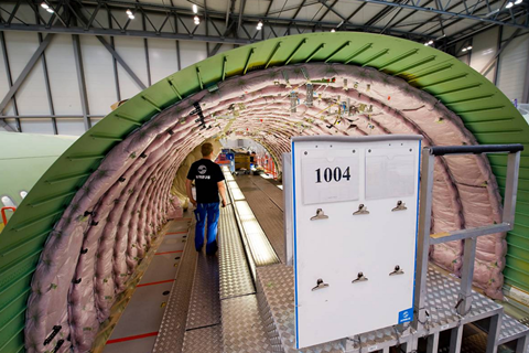 A330-200 freighter section. Copyright: Airbus