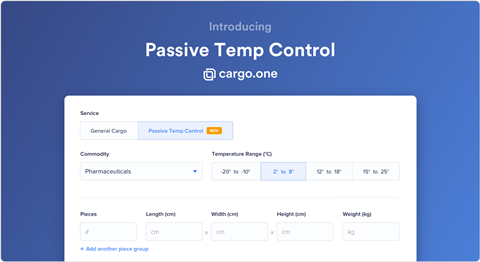 Cargo.one Passive Temp Control