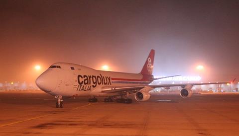 Cargolux Italia B747F on its Malpensa-Incheon service