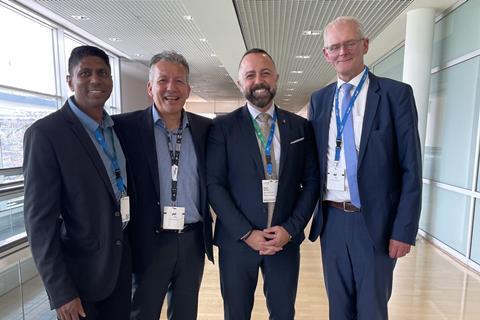 From left to right: Vijan Chetty, general manager at the PPECB and CCA board director; Stavros Evangelakakis, CCA chairman and head of global healthcare at Cargolux Airlines; Miguel Rodríguez Moreno, CCA treasurer and senior manager climate control p...