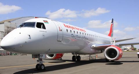 KENYA AIRWAYS EMBRAER E190 - small
