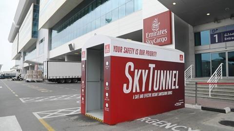 Emirates SkyCargo tunnel