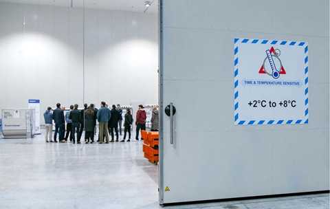 Newly GDP-certified -Panalpina’s Healthcare Logistics Center Frankfurt-Main. Photo - Miriam De Giorgi, Panalpina