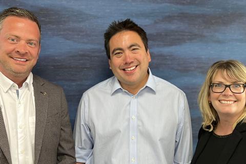 Left to right: Keith Baguley, Charles Hogg and Rachel Morley. Photo: BIFA