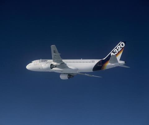 Airbus A320. Copyright: Airbus