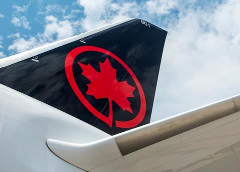 Air Canada B787-8 tail fin