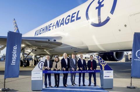 Kuehne Nagel Atlas Air 747 8f 1573 atlas kuehnenagel delivery 0357 