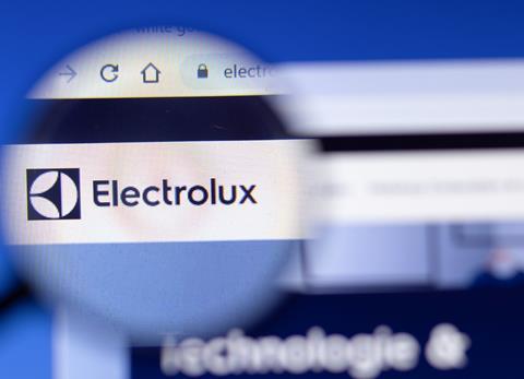 Saint-petersburg,,Russia,-,18,February,2020:,Electrolux,Company,Website,Page