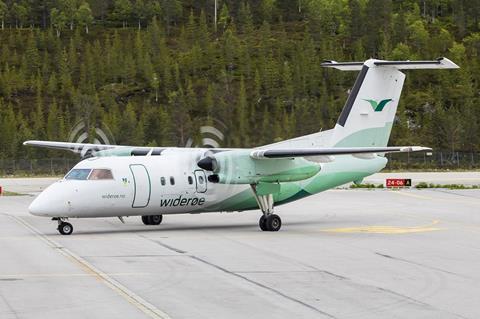 Wideroe Sogndal,,Norway,-,June,16,,2022:,A,Widerøe,Regional,Turboprop