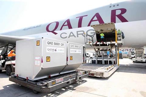 Safran Cabin ULD. Source: Qatar Cargo