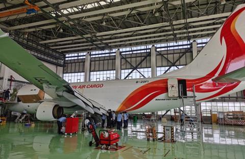 Spectre B737NG freighter delivery to Tianjin Air Cargo