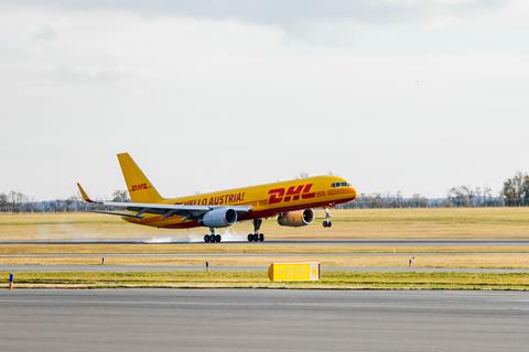 DHL Air Austria B757F. Source DHL Copyright Christian Husar