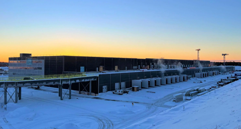 The World Seafood Center in snow credit Oslo Airport City 