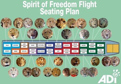 csm Spirit of Freedom Flight   Lion Rescue Seating Chart ca766ea22f