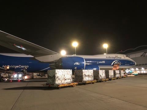 AirBridgeCargo B747 SkyCell