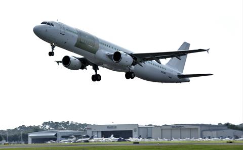 Precision A321 conversion test flight