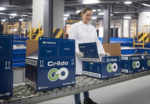 Credo Go on packing line