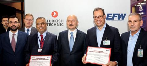 EFW signing ceremony with Turkish Technic