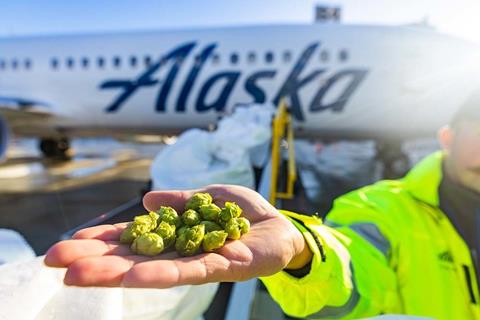 Fresh hops. Photo: Alaska Air Cargo