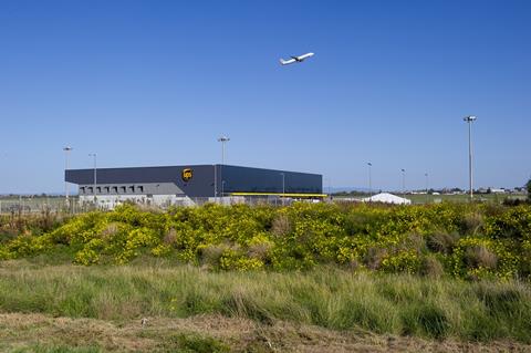 Source UPS France UPS Facility at Lyon Airport