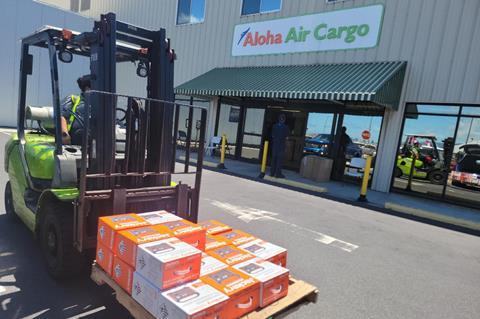 Maui Relief Efforts Photo Aloha Air Cargo