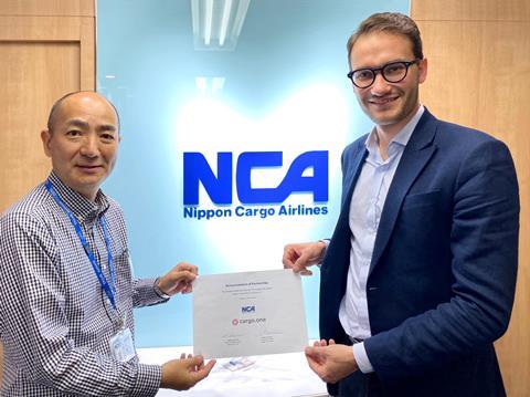 Satoshi Shimura NCA and Moritz Claussen cargo.one