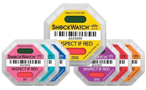 ShockWatch RFID Impact Indicators