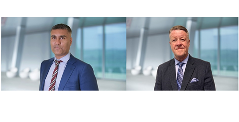 Ajay Barolia and Peter Weir. Photo: Swissport. Supplied with press release. 15/07/2024