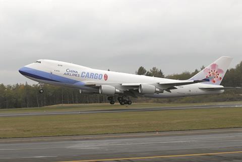 Boeing Delivers 747-400 Freighter to China Airlines