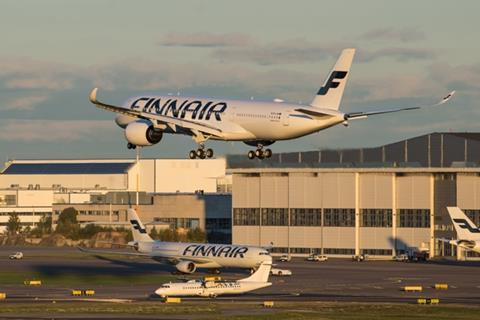 Finnair A350 XWB Landing