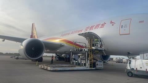 Suparna Boeing 777F at Liege Airport