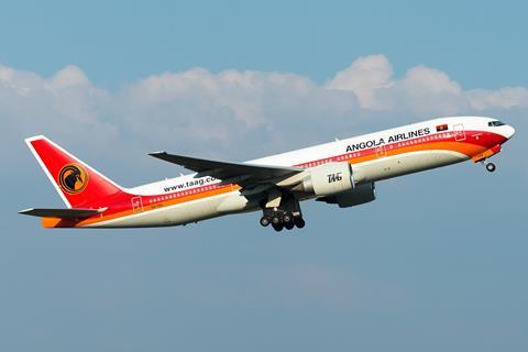 shutterstock_1658200522.jpg TAAG Angola Airlines 777F Photo Thiago B Trevisan Shutterstock