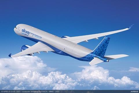 Silk Way West A350F revised