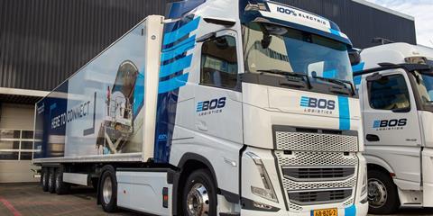 AF KLM Cargo and Bos Logistics partner on electric truck