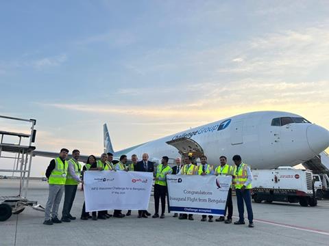 Challenge Group Boeing 767 freighter arrives in Bengaluru